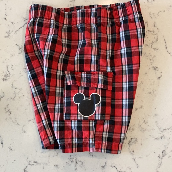 Plaid Mickey Mouse shorts - Picture 2 of 5